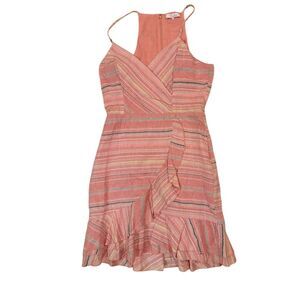Parker Women's Jay Dress Size 2 Sunset Stripe Sleeveless Party Cocktail